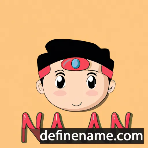 cartoon of the name Nayan