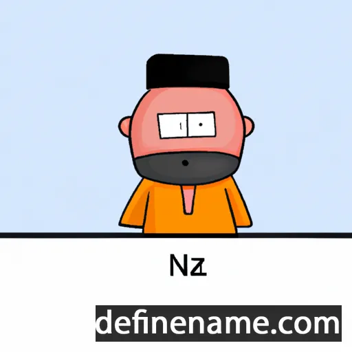 cartoon of the name Naz