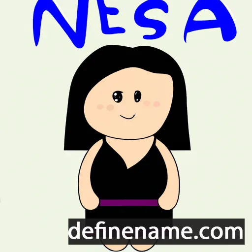 cartoon of the name Neasa