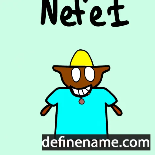 Neftalí cartoon