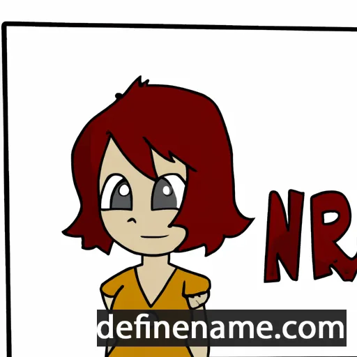 cartoon of the name Neira