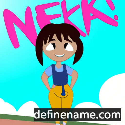 cartoon of the name Neka