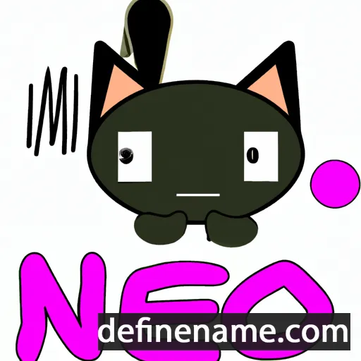 cartoon of the name Neko