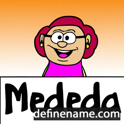 cartoon of the name Nelda