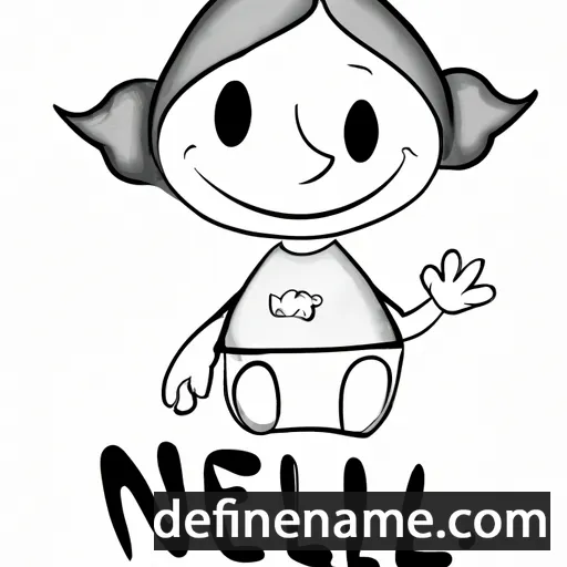 cartoon of the name Neli