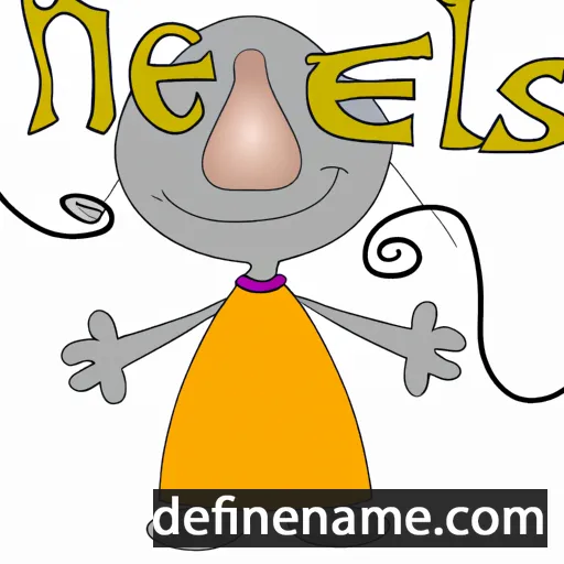 cartoon of the name Nelius