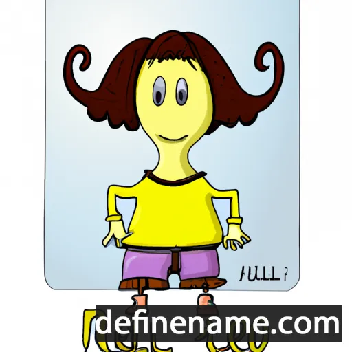 cartoon of the name Nelli