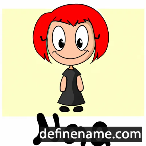 cartoon of the name Nenna