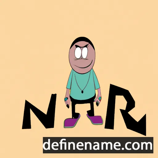 cartoon of the name Neri