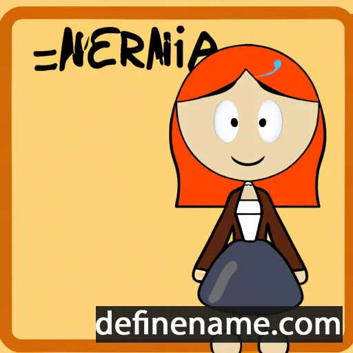 cartoon of the name Nerina