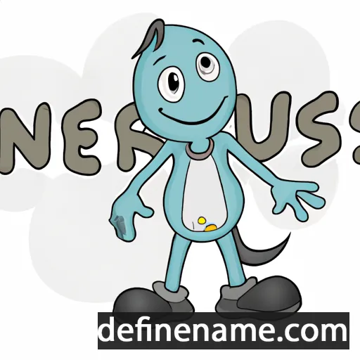 cartoon of the name Nerius