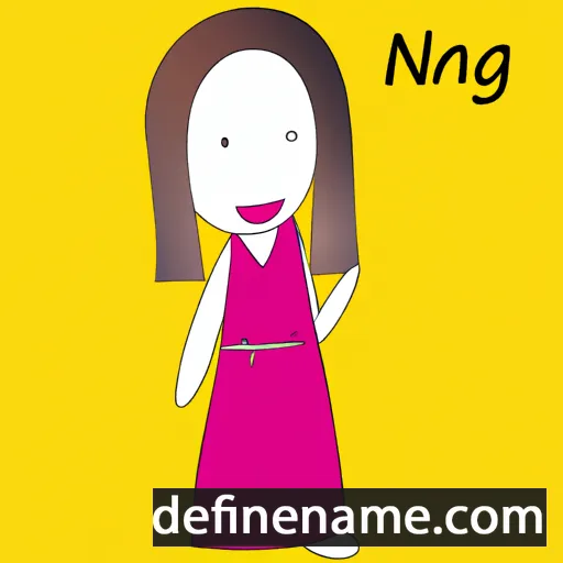 Ngân cartoon