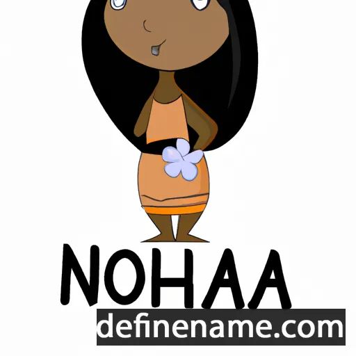 cartoon of the name Nhora