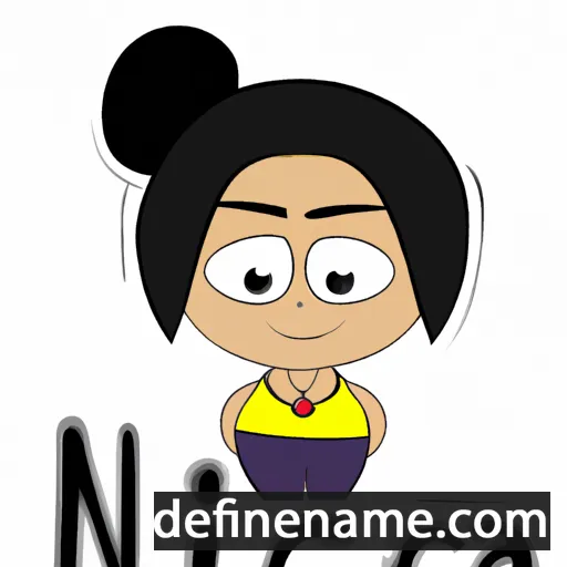 cartoon of the name Nica