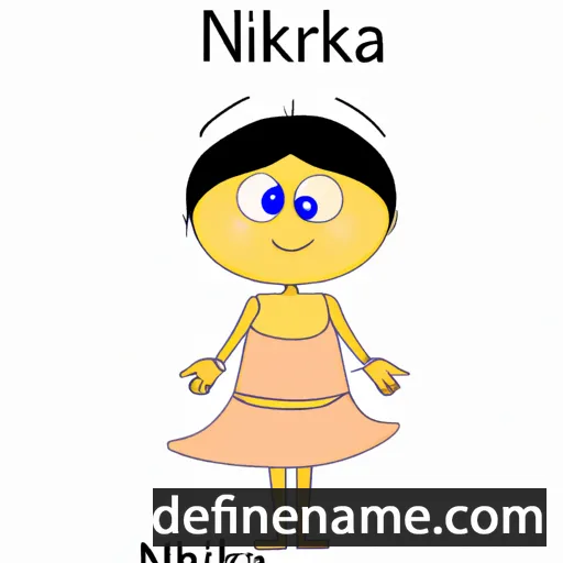 Niharikaa cartoon