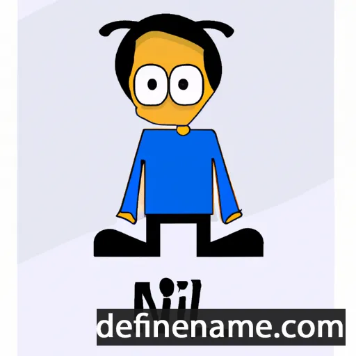 cartoon of the name Nil