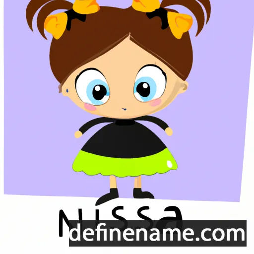 cartoon of the name Nilsa