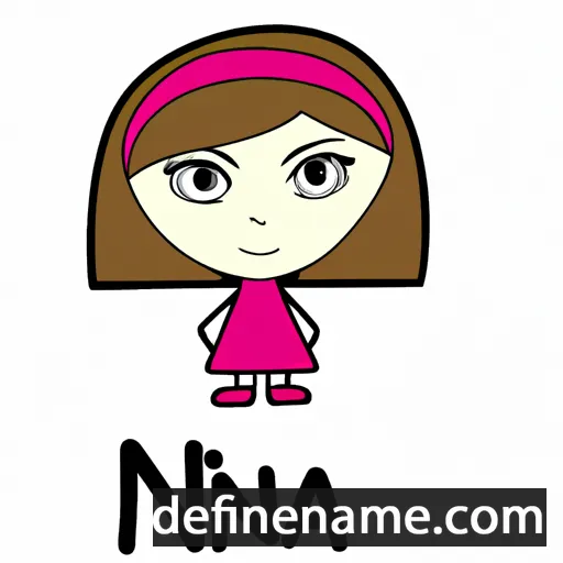 cartoon of the name Nina