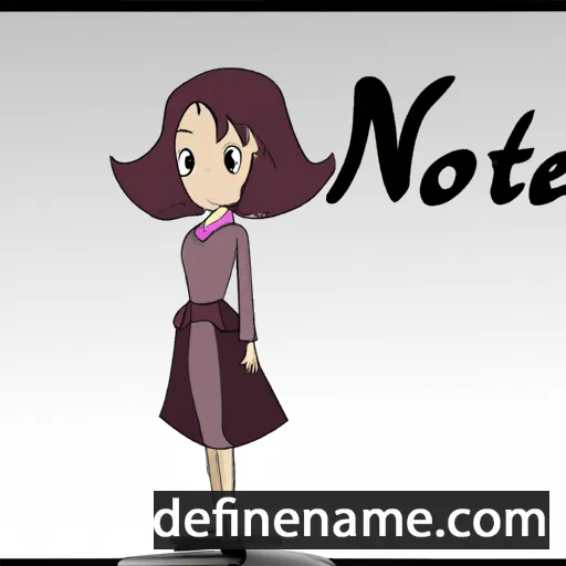 Noétte cartoon