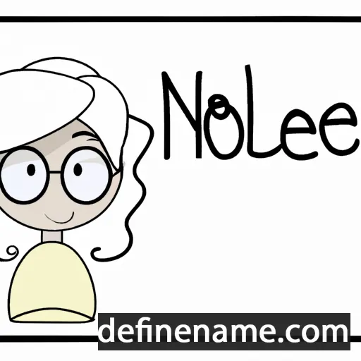 Noëline cartoon