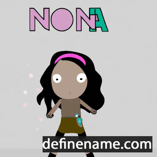 Noëna cartoon