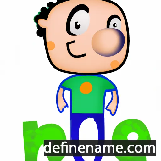 cartoon of the name Noe