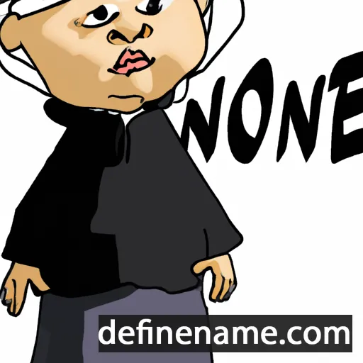 Nonne cartoon