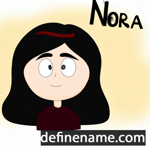 Norá cartoon