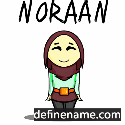 Noraini cartoon