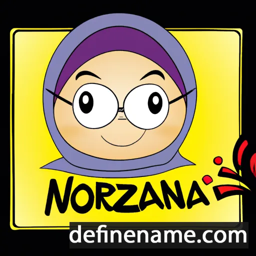 Norazlina cartoon