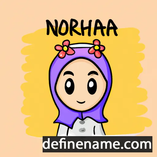 Norhidayah cartoon