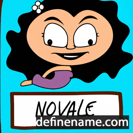 Novalie cartoon