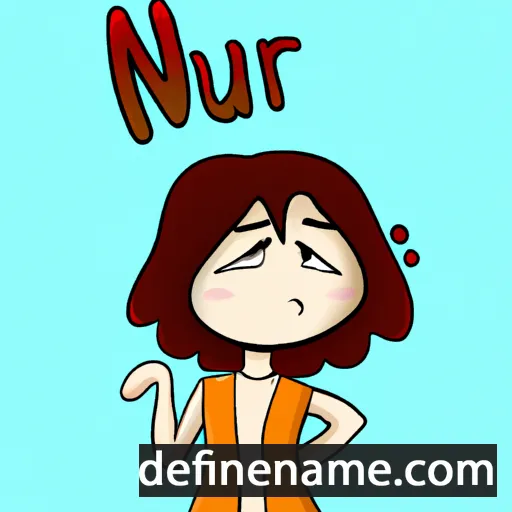 cartoon of the name Nuri