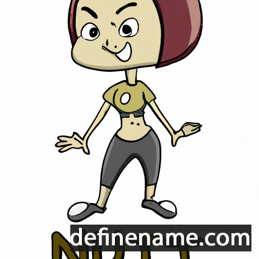 cartoon of the name Nuta