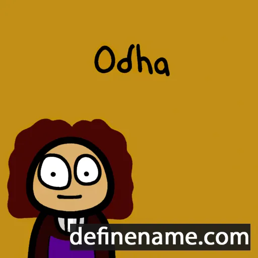 Odetha cartoon