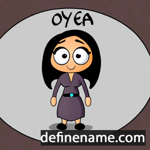 Odeya cartoon