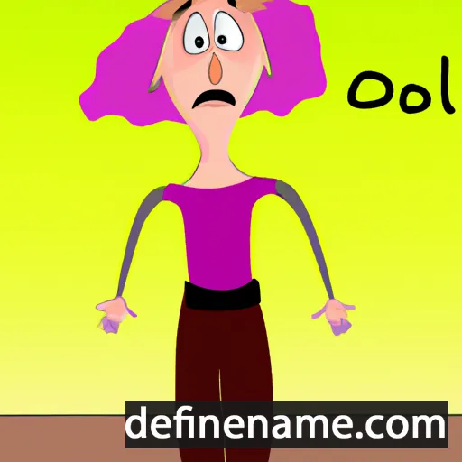 cartoon of the name Odil