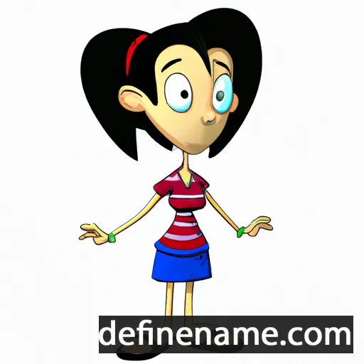 cartoon of the name Karen