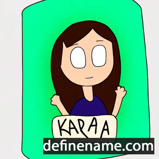 Karena cartoon