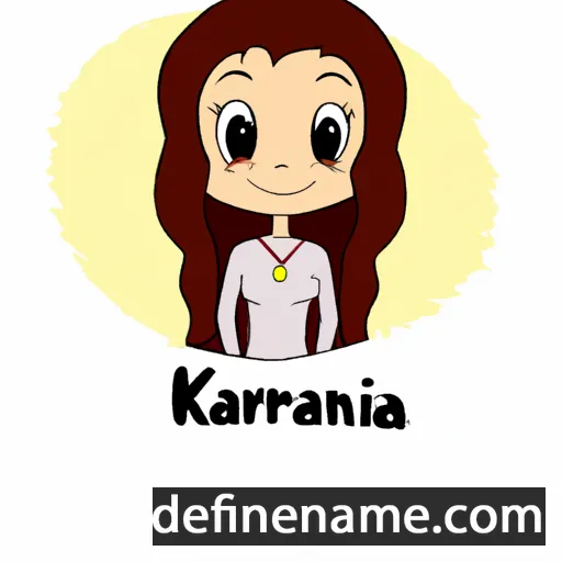 Karina cartoon