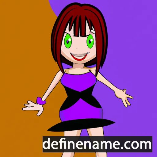 cartoon of the name Karine