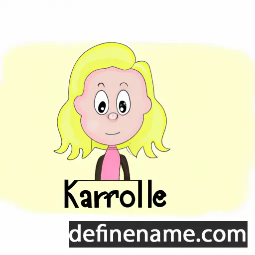 Karoline cartoon