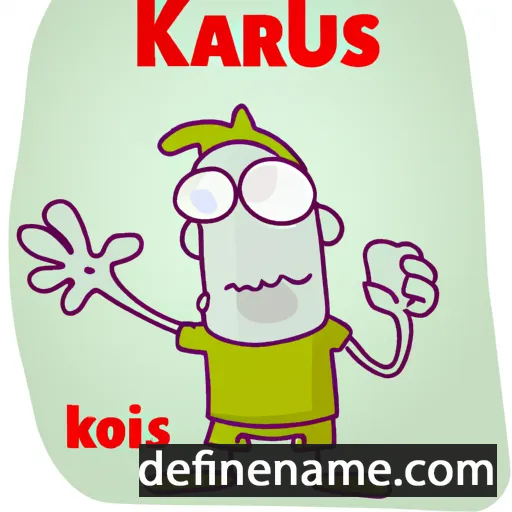 Karolis cartoon