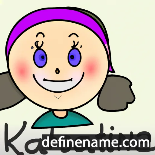 Kateřina cartoon