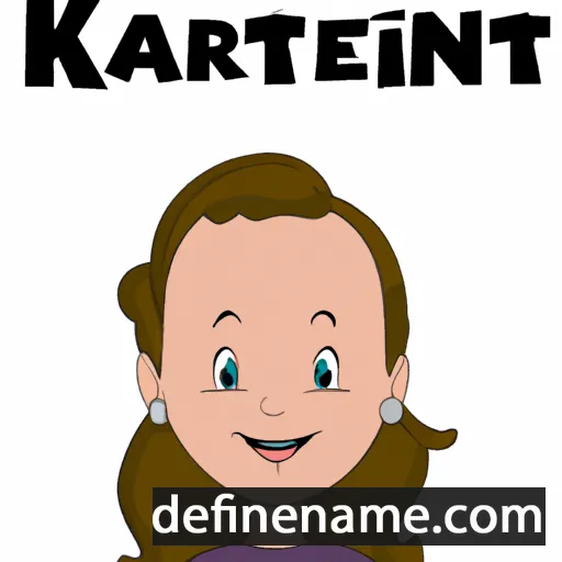 Katrien cartoon