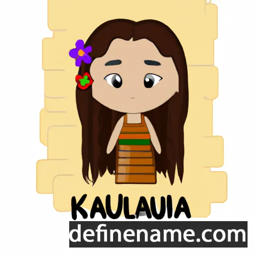 Kaulana cartoon