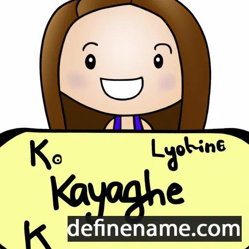 Kayleigh cartoon