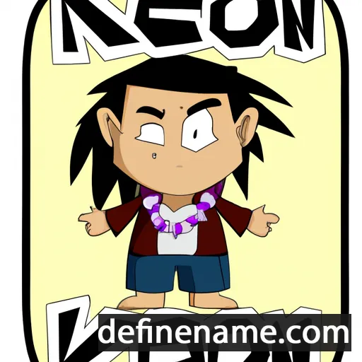 Keoni cartoon