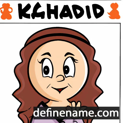 Khadijeh cartoon