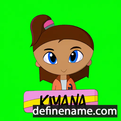 Kianna cartoon